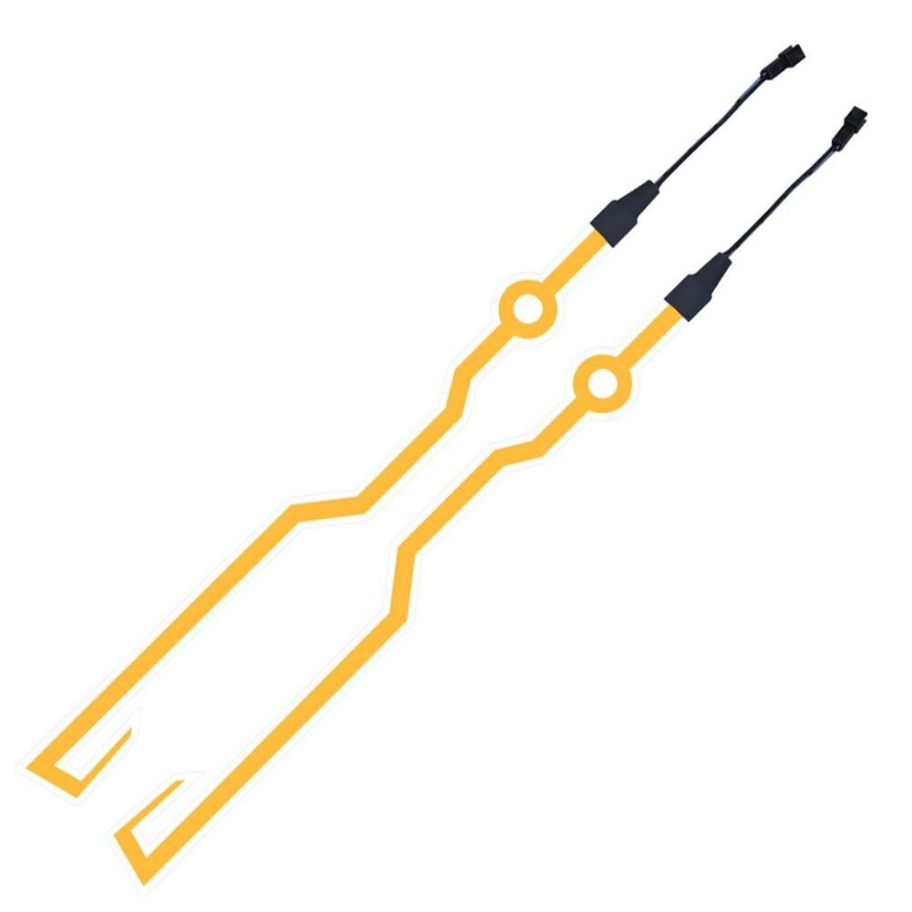 Велосипедный Мотоциклетный Шлем Светодиодная Холодная Подсветка Самоклеящаяся Светоотражающая Светящаяся Наклейка Полоса Модифицированная Водонепроницаемая Декорация