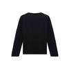 Emporio Armani FW21 Хлопковая футболка с принтом и длинным рукавом Мужские топы Черный 8N1T64-1JPZZ-0999