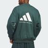 adidas Коллекция 2024 года, глава 01, двусторонний вязаный баскетбольный свитшот с логотипом алфавита, топы унисекс, минеральный зеленый IM8421