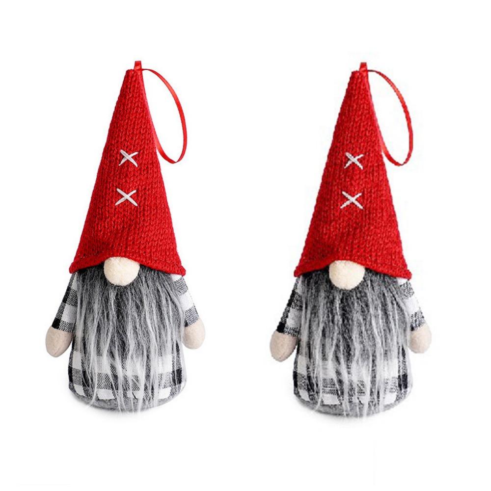 2 шт. Nordic DIY Christmas Безликий Рудольф Маленький ручной работы плюшевые гномы поделки гномы фигурка вечеринка