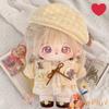 [mRluv] 20cm Doll Clothes Cotton Doll Lace Beige Look 4-piece Set