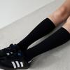 LOEIL Basic Cotton Knee Socks - Black