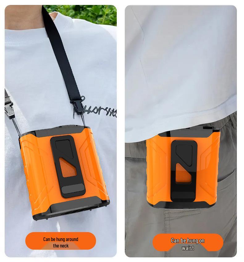 Waist-Hanging Outdoor Fan: High-Speed, Strong Airflow, Large Capacity, Brushless Motor