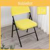 Chair Cover Folding Two Piece Set Solid Color Design Suitable For Party Homes