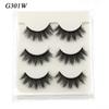 Накладные ресницы Half Eye Lashes 3/10 пар 3D Mink Lashes Natural/Dramatic Handmade Многоразовые накладные ресницы Инструменты для макияжа Faux Cils