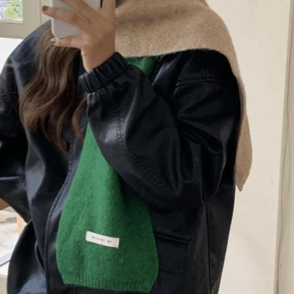 Neckwarmer Cashmere Shawl Wraps Winter Neck Scarf Temperament Patchwork Color Scarf Female/Girls