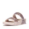 LULU GLITTER SLIDES Шлепанцы Nude Rose см [FITFLOP] МНОГОТОНАЛЬНЫЕ Женские сандалии, Микс, 24.0
