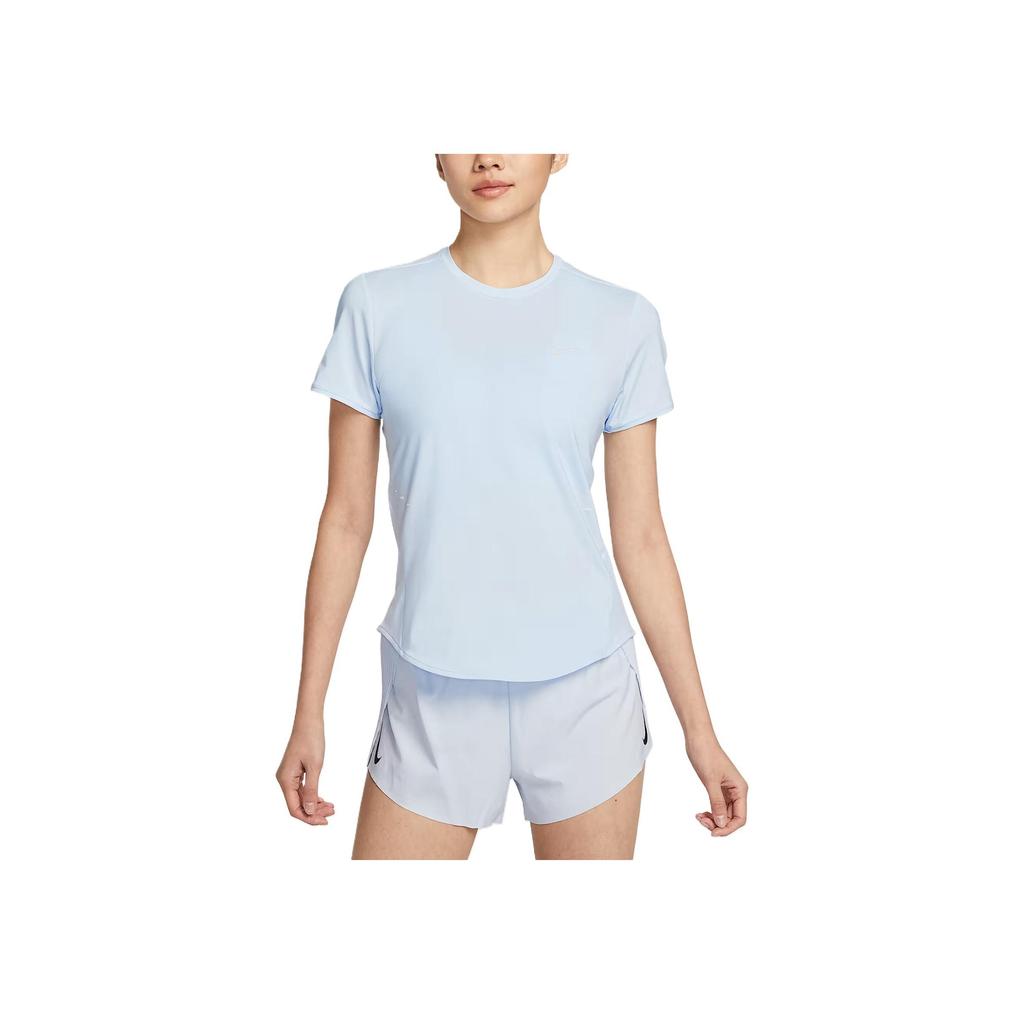 Новая женская футболка Nike Dri Fit SS25 Regular, синяя, HM9699-423