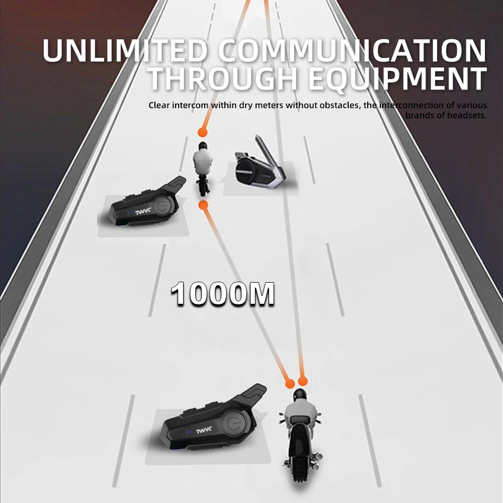 1/2 X1 Bluetooth мотоциклетный шлем гарнитура интерком для 2 мотоциклистов 1000M intercomunicador мото интерфон беспроводной громкой связи вызов