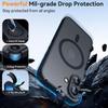 Чехол для телефона с защитой объектива для 17 16 15 14 Plus Pro ProMax Для MagSafe Ударопрочный Термостойкий Прозрачный Защитный Чехол