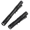 Mini Pen-Shaped Aluminum Alloy Flashlight No. 7 - Waterproof, with Pen Clip, AAA-Compatible
