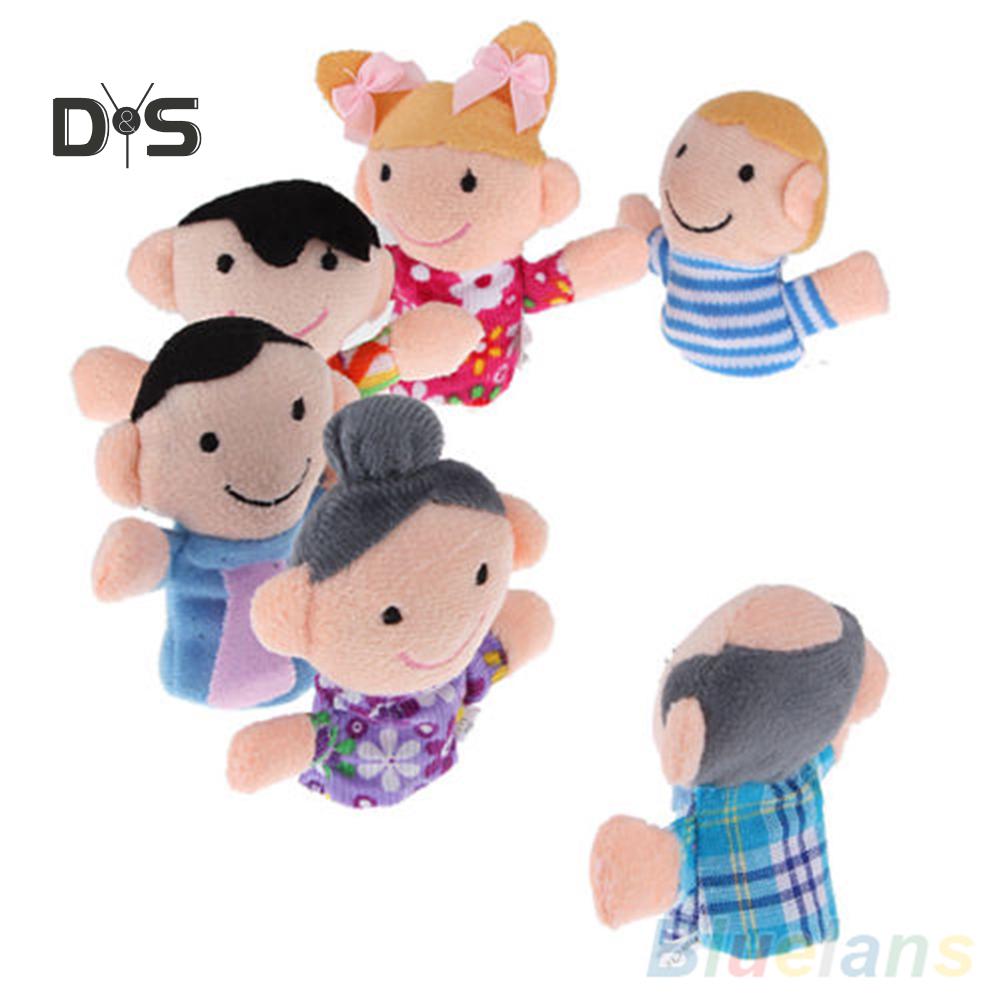 Мама и я детские плюшевые тканевые игры для изучения историй семейные пальчиковые куклы игрушки