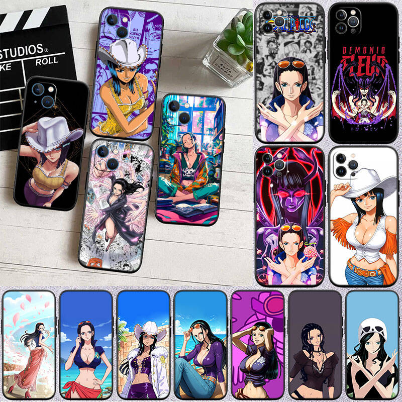 MH121 Чехол-бампер One Piece Нико Робин для Redmi Note 12 12S 12C 13 13C 13R 14 14S 14R 14C Pro Max Plus A3 A3X A4 A5 11A 13X