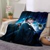 Harry Potter and the Sorcerer's Stone Poster PrintPrint Blanket, Soft Blanket For Sofa Office Bed And Travelling Daughter Birthday Gift esj2