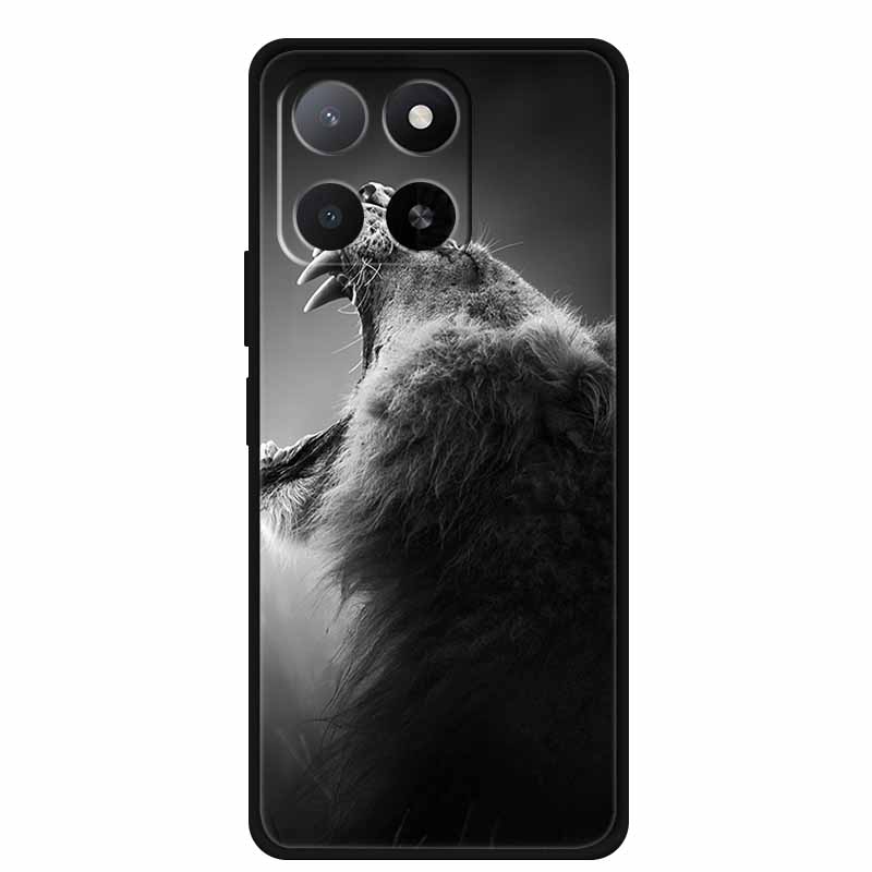 6.7" Чехол для Honor X8c HonorX8c X 8 C Защитный чехол Черный Силиконовый Мягкая задняя крышка Чехол для Honor X8b X6b Play 9A Чехол для телефона
