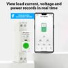 Smart Circuit Breaker Tuya APP WiFi Enabled Circuit Breaker Electricity Statistics Leakage Switch