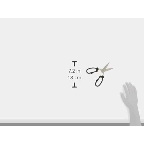 Toa Caesar Kitchen Scissors, B&D, ABS Resin and Stainless Steel, Japan, BKTB701