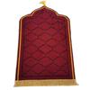 Cross-Border Prayer Carpet Flannel Floor Mat - Irregular Shape, Custom Print, Thick Cushion for Living Room