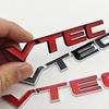3D Metal Car Styling Logo VTEC Badge Front Grille Emblem Rear Trunk Sticker For Honda Civic Type R S SI Accord Fit CRV SUV