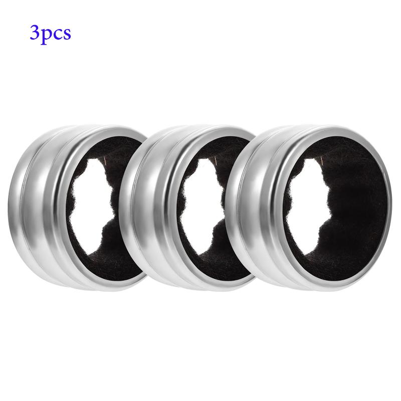 Stainless Steel Wine Bottle Collars Drip Ring Velvet Lined Anti-overflow Wine Drip Catcher for Home Bar Restaurant Outdoor Party 7