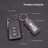 Fiat Car Pendant Auto Smart Key Chains  Logo Keychain For Abarth 500 Tipo FR Panda Argo Freemont Viaggio Bravo Punto Doblo
