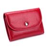 Top Leather Mini Card Bag Purse Multifunctional Cash Coin Bag Business Visiting Credit Bank Card Stock Holder Sleeve