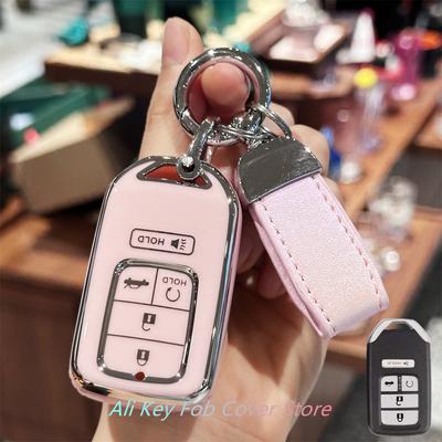 Чехол-брелок для ключа для Honda Accord Civic Cr-V Hr-V Fit Odyssey Jed Crosstour Crider Аксессуары