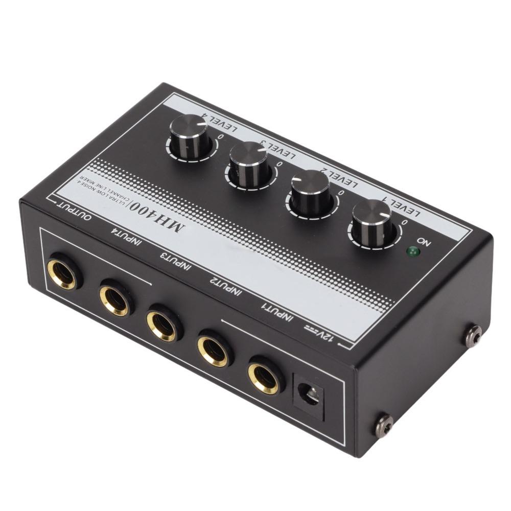 100-240V for US Plug Stereo Audio Amplifier Adjustable Volume Earphone Splitter Studio Use