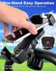 Golf Push Cart Phone Holder Silicone Protection 360° Rotatable Phone Mount Accessory