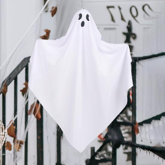 Хэллоуин Подвесной Призрак Жуткий Светодиодный Светящийся Батарейный Летающий Призрак Украшение На Открытом Воздухе Для Дома С Привидениями Реквизит Для Вечеринки
