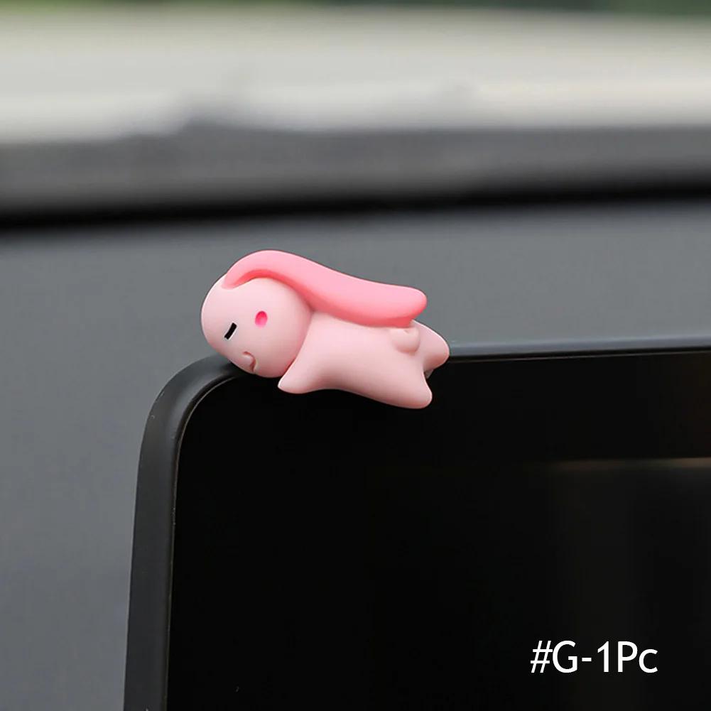 Милые автомобильные украшения, центральная консоль автомобиля, экран дисплея, украшения интерьера автомобиля, маленькая черепаха, милый кулон, кукла для девочек