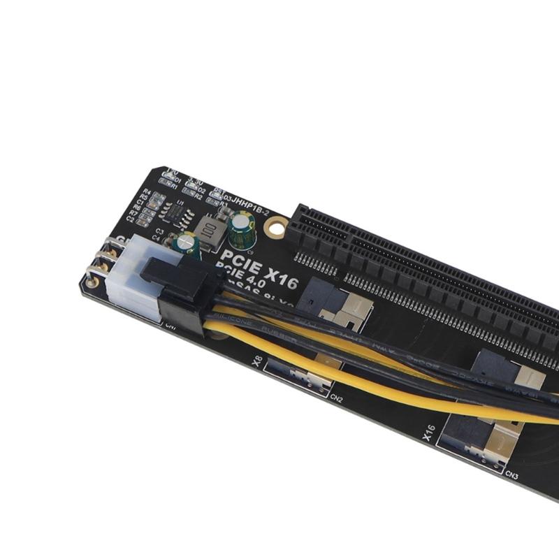 Gen4 2 порта SlimSAS 8I X2 в слот PCIE 4.0 X16 плата адаптера замена для сетевой карты видеокарта захват