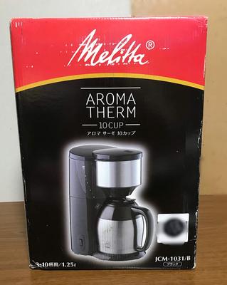 Aroma Thermo 10 чашек [Для 3-10 чашек Совместим с фильтровальной бумагой 1 x 4] JCM-1031