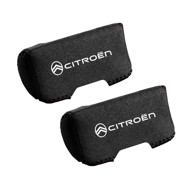 Car Seat Belt Plug Case Suede Protective Cover For Citroen C4 C3 C5 C5X e-C4 X e-C3 C-Elysee Berlingo C1 C6 C2 C-Crosser aib256
