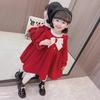 "Girls' Long-Sleeve Princess Dress - Autumn/Winter 2024 Collection for Small & Medium-Sized Children"