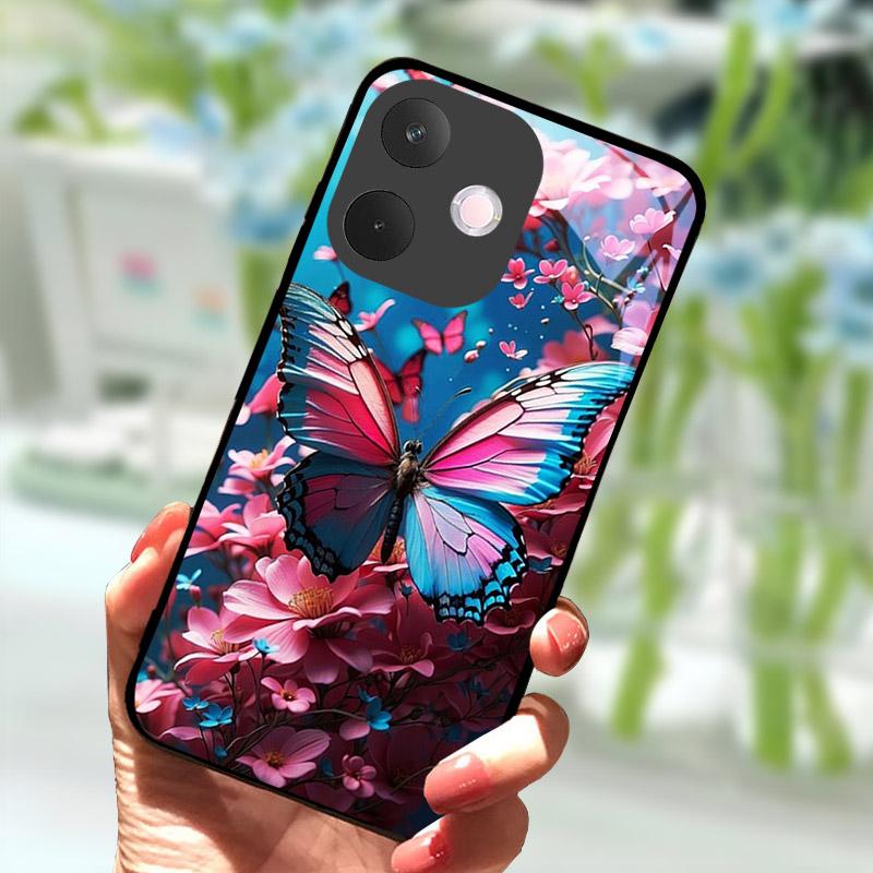 Чехол для телефона OPPO A5 Pro 5G A5Pro Защита от падений Защита камеры Закаленное стекло Задняя крышка Для OPPO A 5 Pro CPH2695 Fundas