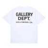 Винтажная футболка с принтом Gallery Dept с улицы High Street, модная футболка с буквенным принтом, повседневная футболка с круглым вырезом, женская футболка, летний брендовый топ