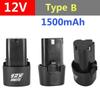 12 В 1300 мАч/1500 мАч литиевая аккумуляторная батарея, аксессуар для электрического инструмента, ручная электрическая дрель, аккумуляторная батарея
