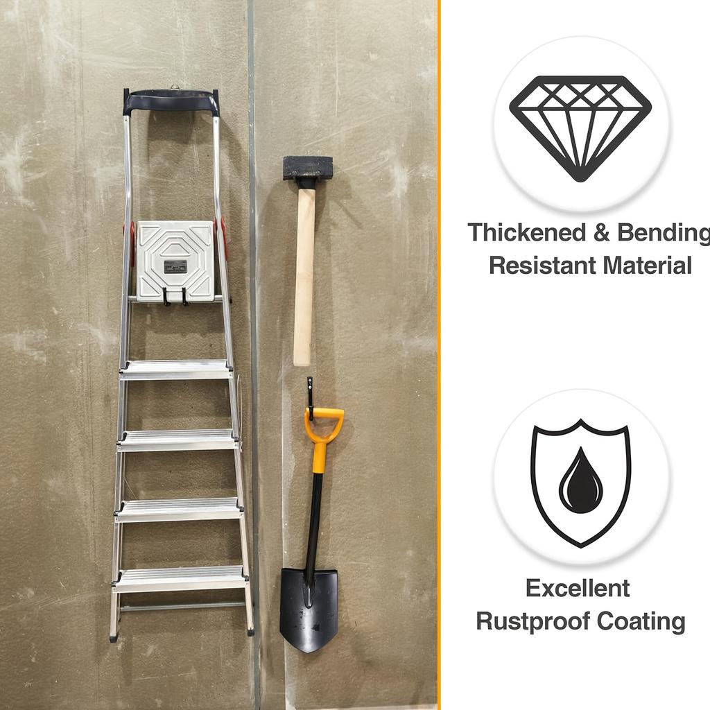 Крючки для хранения инструментов в гараже, Крючки для велосипедов, Крючки для хранения в гараже с соответствующими винтами