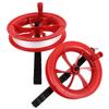 Frcolor Катушка для леера воздушного змея 100м 2шт Катушка для леера воздушного змея Колесо с рукояткой Колесо для леера Катушка для намотки леера Инструмент для намотки детского леера Аксессуары для катушки Намотка леера