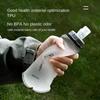 Thick Design Folding Soft Sport Bottle TPU Foldable Water Bag Soft Sports Water Bottle Hiking