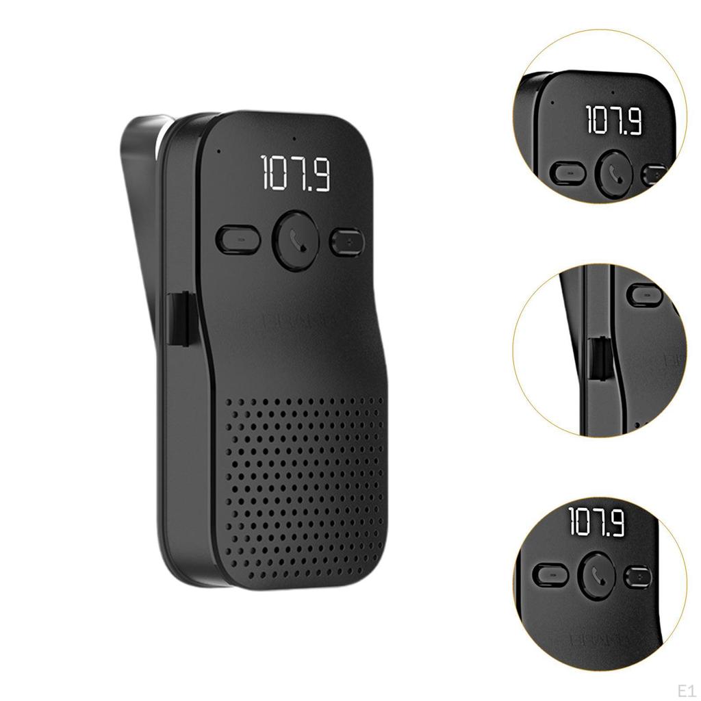 Автомобильный комплект громкой связи с громкой связью Многофункциональный зажим для солнцезащитного козырька с длительным сроком работы