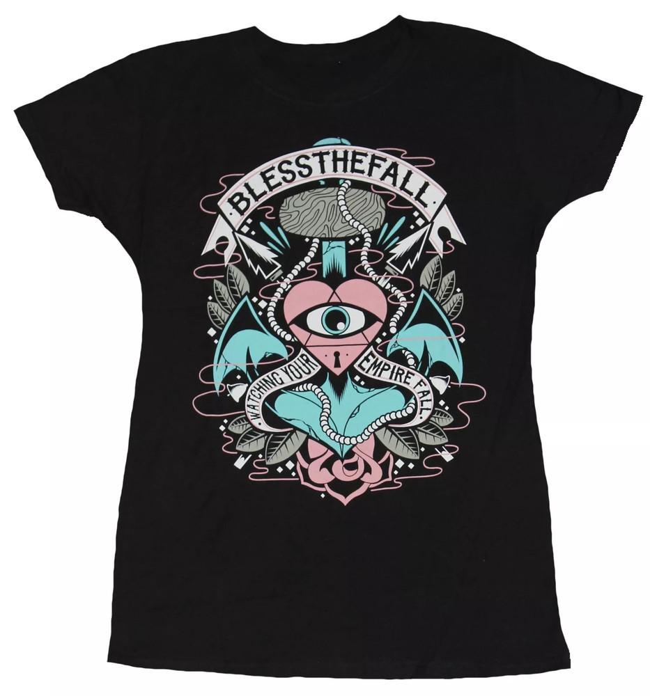 Blessthefall Bless the Fall Girls Juniors Tshirt Cotton Unisex Tee S5XL MO479 Unisex T-Shirt