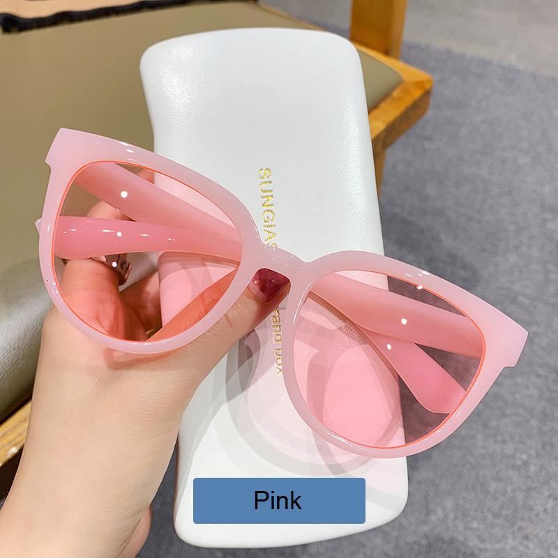 Fashion Cat Eye Sunglasses Woman Brand Designer Shades Retro Mirror Sun Glasses Female Clear Lens Vintage Gafas De Sol