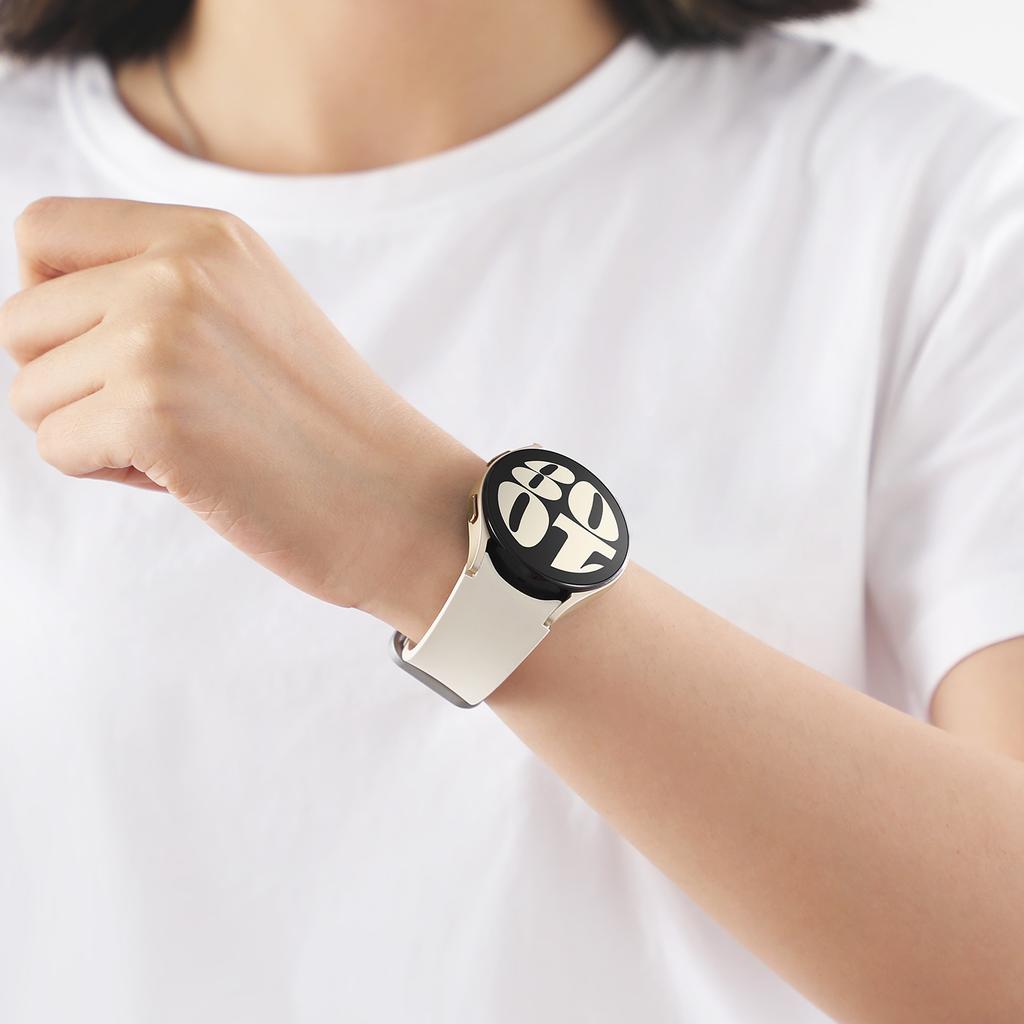 Ремешок для Samsung Galaxy Watch 6, 40 мм, 44 мм, для женщин и мужчин, силиконовые мягкие спортивные браслеты без зазоров, сменные браслеты для Galaxy Watch 6 Classic