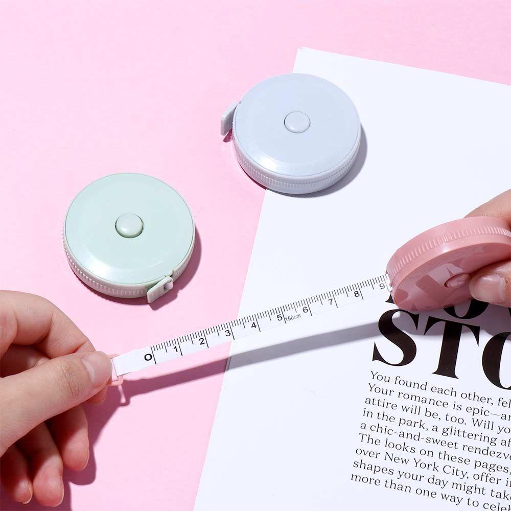 Sewing Tool 150cm/60" Measuring Tool Height Centimeter Student Retractable Rulers Measures Measuring Ruler Roll Tapes