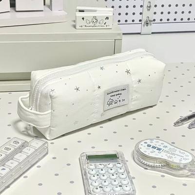 Star Pen Bag Large Capacity Stationery Bag Korean Style Pencil Case Students Gift