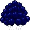 Balloon - Navy Blue - 50 Pieces - 10" (25 Cm) - Natural Latex - Birthday Decoration