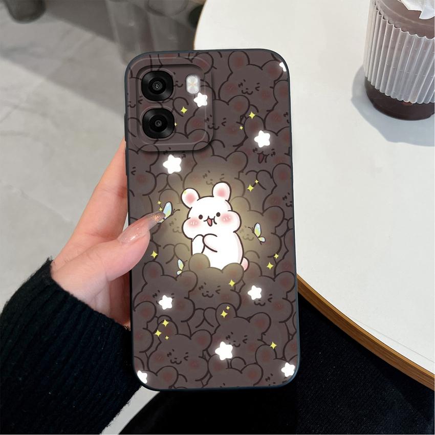 For Oppo A6x A6s Reno 15 15F 15Pro Realme 16Pro Phone Cases Fashion Astronaut Shell Lightweight Liquid Silicone Premium Anti Slip Lens Protector Cover
