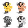 SF305G 6 Blades Home Fireplace Stove Fan Heat Powered Fan Efficient Heat Quiet and Low Maintenance Disperse Warm Air